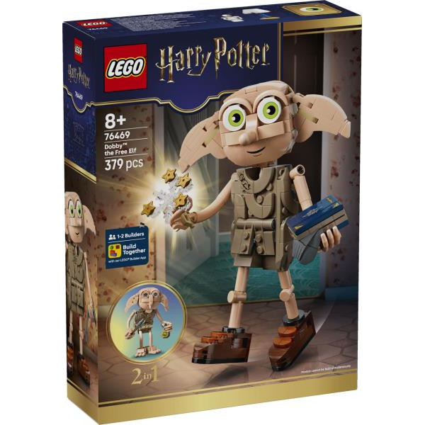 Конструктор LEGO® Harry Potter™ Добі, вільний ельф, 379 деталей (76469)