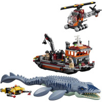 Конструктор LEGO® Jurassic World Напад мозазавра на човен Іграшка (77983)