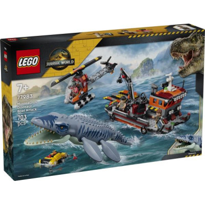 Конструктор LEGO® Jurassic World Напад мозазавра на човен Іграшка (77983)