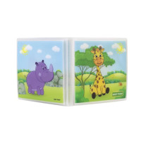 Книжка-іграшка для ванної Baby Team Тварини Сафарі (8742)