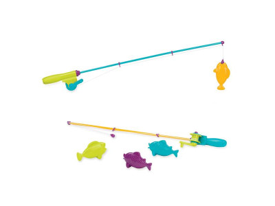 Набір іграшок для ванної Battat Магнітна риболовля S2, 2 вудки, 4 рибки (BT2763Z)