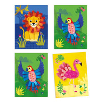 Набір для аплікації Djeco Кучеряві тварини (DJ09868) Набір для аплікації Djeco Кучеряві тварини (DJ09868)