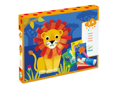 Набір для аплікації Djeco Кучеряві тварини (DJ09868) Набір для аплікації Djeco Кучеряві тварини (DJ09868)