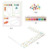 Набір для розфарбовування Djeco Сімейка лисиць (DJ09897)