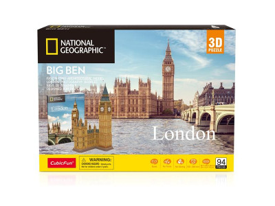 3D пазл CubicFun National Geographic Біг-Бен (DS0992h)