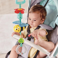 Іграшка-підвіска на коляску Hape Брязкальце Джміль (E0022) Іграшка-підвіска на коляску Hape Брязкальце Джміль (E0022)