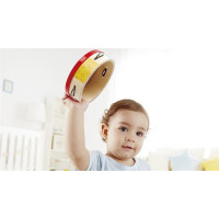 Дитячий бубен Hape дерев'яний (E0607) Дитячий бубен Hape дерев'яний (E0607)