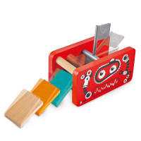 Динамічний конструктор Hape Ефект доміно Фабрика роботів 122 ел. (E1057)