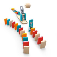 Динамічний конструктор Hape Ефект доміно Фабрика роботів 122 ел. (E1057)