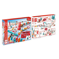 Динамічний конструктор Hape Ефект доміно Фабрика роботів 122 ел. (E1057)