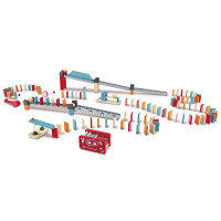 Динамічний конструктор Hape Ефект доміно Фабрика роботів 122 ел. (E1057)