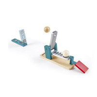 Динамічний конструктор Hape Ефект доміно Фабрика роботів 122 ел. (E1057)