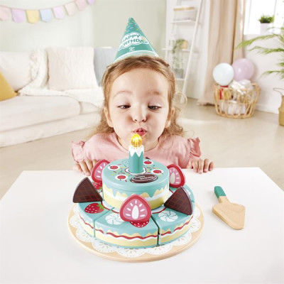 Ігровий набір Hape Торт на день народження зі звуками та світлом (E3180) Ігровий набір Hape Торт на день народження зі звуками та світлом (E3180)
