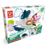 Дитячий кухонний набір Hape Посуд із продуктами (E3198)