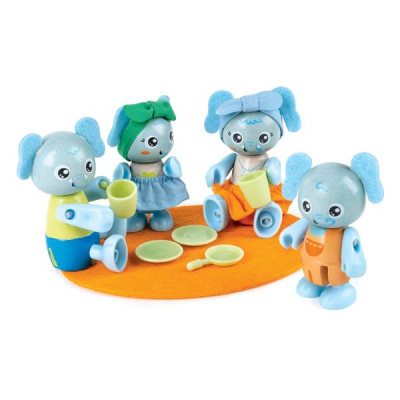 Дерев'яний набір Hape Сім'я слоників (E3527) Дерев'яний набір Hape Сім'я слоників (E3527)