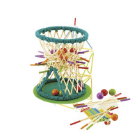 Головоломка з бамбуку Hape Pallina з кульками (E5522) Головоломка з бамбуку Hape Pallina з кульками (E5522)