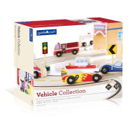 Набір транспорту Guidecraft Block Play до Дороги з дерева, 12 шт. (G6719)