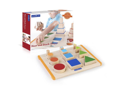 Дерев'яний сортер Guidecraft Manipulatives Фігури і розміри (G6737)