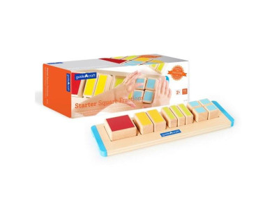 Дерев'яний пазл-сортер Guidecraft Manipulatives Частини квадрата (G6748)