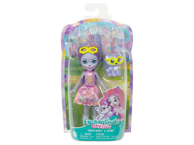 Лялька Enchantimals Хаскі Хедлі 15 см з улюбленцем (HHB90)