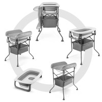 Столик для сповивання з ванночкою Kinderkraft Bubbly Grey (KABUBB00GRY0000)