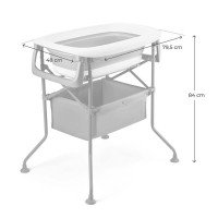 Столик для сповивання з ванночкою Kinderkraft Bubbly Grey (KABUBB00GRY0000)