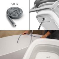 Столик для сповивання з ванночкою Kinderkraft Bubbly Grey (KABUBB00GRY0000)