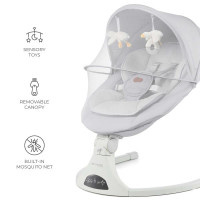 Крісло-гойдалка Kinderkraft Tulsy Beige (KBTULS00GRY0000)