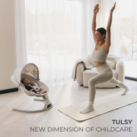 Крісло-гойдалка Kinderkraft Tulsy Beige (KBTULS00GRY0000)