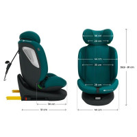 Автокрісло Kinderkraft i-Grow 2 Plus i-Size зелений (KCIGRO02GREPL00)