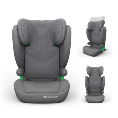 Автокрісло Kinderkraft Junior Fix 2 Plus i-Size Grey (KCJUFI20GRYPL0N)