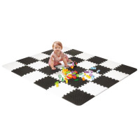 Розвивальний килимок-пазл Kinderkraft Luno Black 30 ел. (KKMLUNOBLK0000)