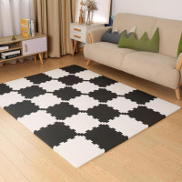 Розвивальний килимок-пазл Kinderkraft Luno Black 30 ел. (KKMLUNOBLK0000)