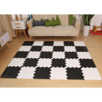 Розвивальний килимок-пазл Kinderkraft Luno Black 30 ел. (KKMLUNOBLK0000)