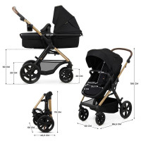 Універсальна коляска 3 в 1 Kinderkraft Moov 2 Pure Black (KSMOOV02BLKEV00)