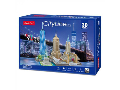 3D пазл CubicFun City Line Нью-Йорк (MC255h) 3D пазл CubicFun City Line Нью-Йорк (MC255h)