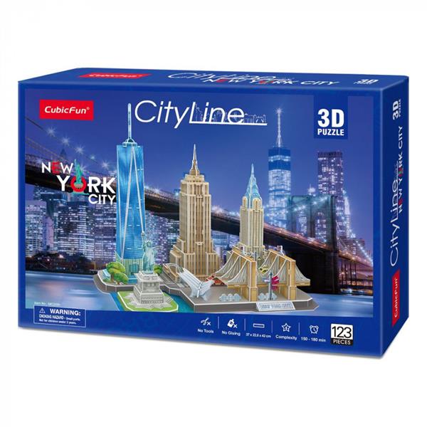 3D пазл CubicFun City Line Нью-Йорк (MC255h) 3D пазл CubicFun City Line Нью-Йорк (MC255h)