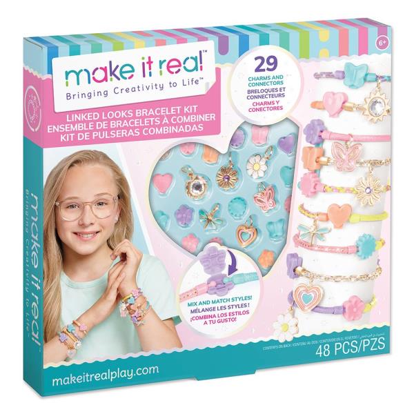 Make it Real: Набір для створення шарм-браслетів "Стильні ланки" (MR1735)