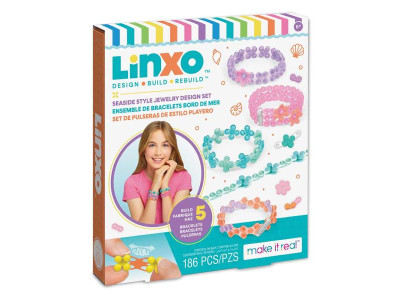 Набір для створення браслетів Make it Real Linxo Прикраси Ніжність (MR6110-1) Набір для створення браслетів Make it Real Linxo Прикраси Ніжність (MR6110-1)