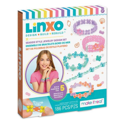 Набір для створення браслетів Make it Real Linxo Прикраси Ніжність (MR6110-1) Набір для створення браслетів Make it Real Linxo Прикраси Ніжність (MR6110-1)