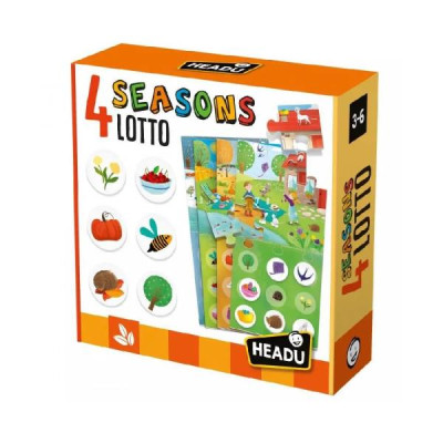 Розвивальний пазл Headu Лото 4 сезони (MU53672)