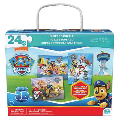 Набір пазлів 3 в 1 Spin Master Цуценячий патруль Супер 3D (SM98351/6066807)