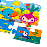 Пазл Fisher-Price Максі Звірятка з дерев'яними фігурами (VT1100-01) Пазл Fisher-Price Максі Звірятка з дерев'яними фігурами (VT1100-01)