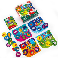 Настільна гра Fisher Price Лото Мій день зі звірятами (VT2910-02) Настільна гра Fisher Price Лото Мій день зі звірятами (VT2910-02)