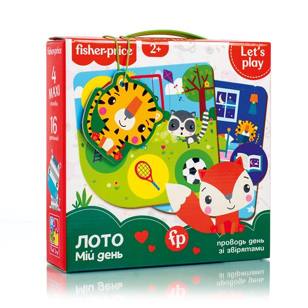 Настільна гра Fisher Price Лото Мій день зі звірятами (VT2910-02) Настільна гра Fisher Price Лото Мій день зі звірятами (VT2910-02)