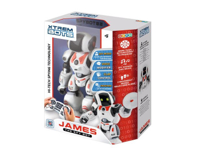 Робот-шпигун на радіокеруванні Xtrem Bots Джеймс STEM (XT3803084)