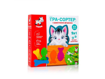 Гра-сортер Vladi Toys Нагодуй пухнастиків (ZB2002-07)