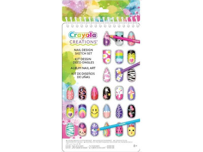 Набір для нейл-арту Crayola Creations з наліпками 30 стор. (04-1275)
