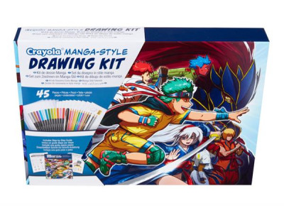 Набір для малювання Crayola Manga Style Аніме та манга (04-2938) Набір для малювання Crayola Manga Style Аніме та манга (04-2938)
