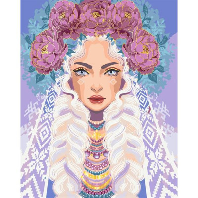 Картина за номерами ArtCraft Пані Півонія 40х50 см (10127-AC)